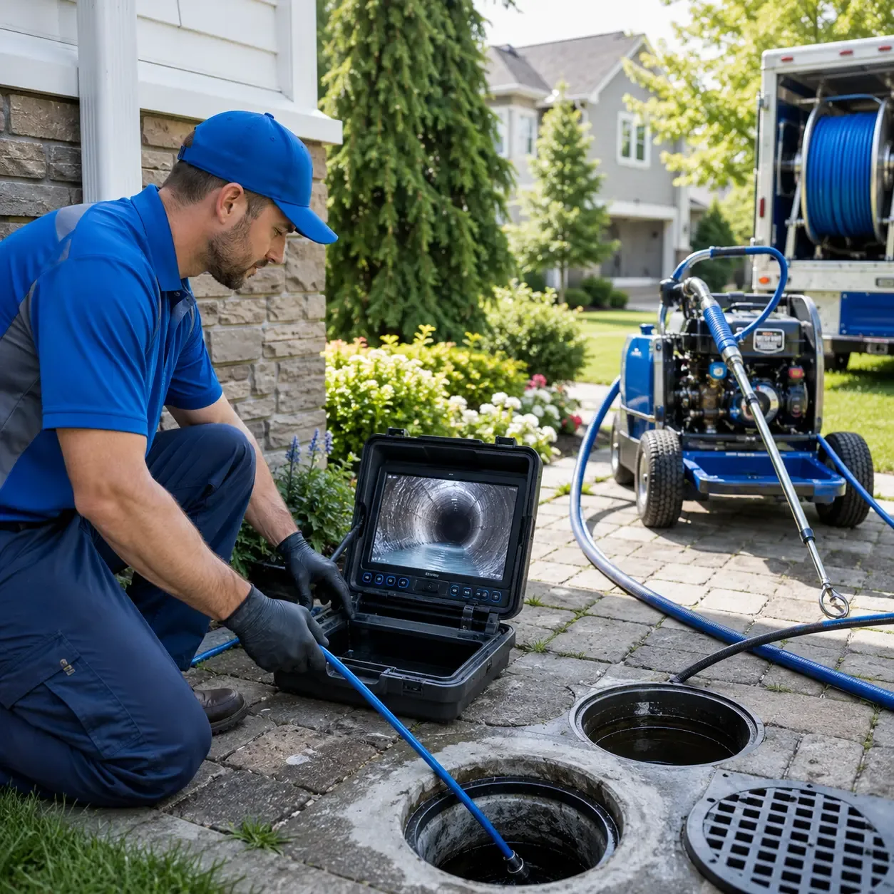 Outdoor drain cleaning professionals serving Custar, OH